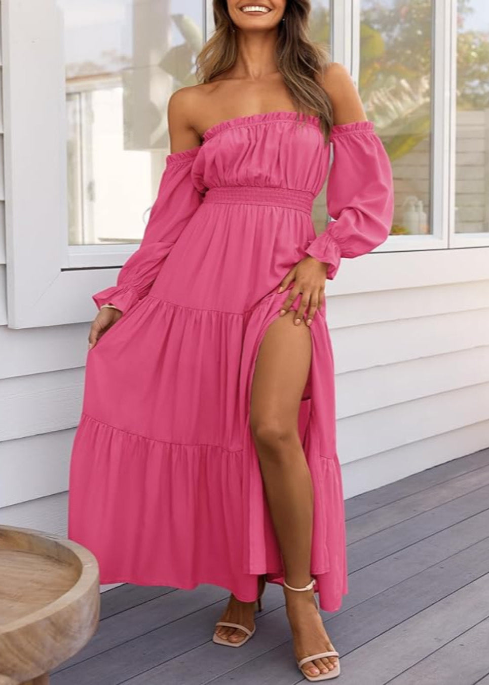 Mallory™ | Side Split Maxi Dress
