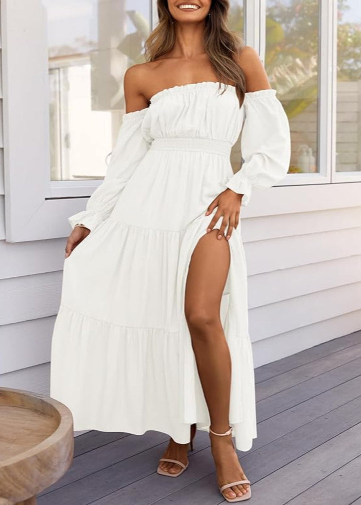 Mallory™ | Side Split Maxi Dress
