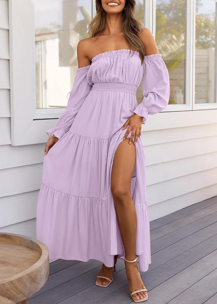 Mallory™ | Side Split Maxi Dress