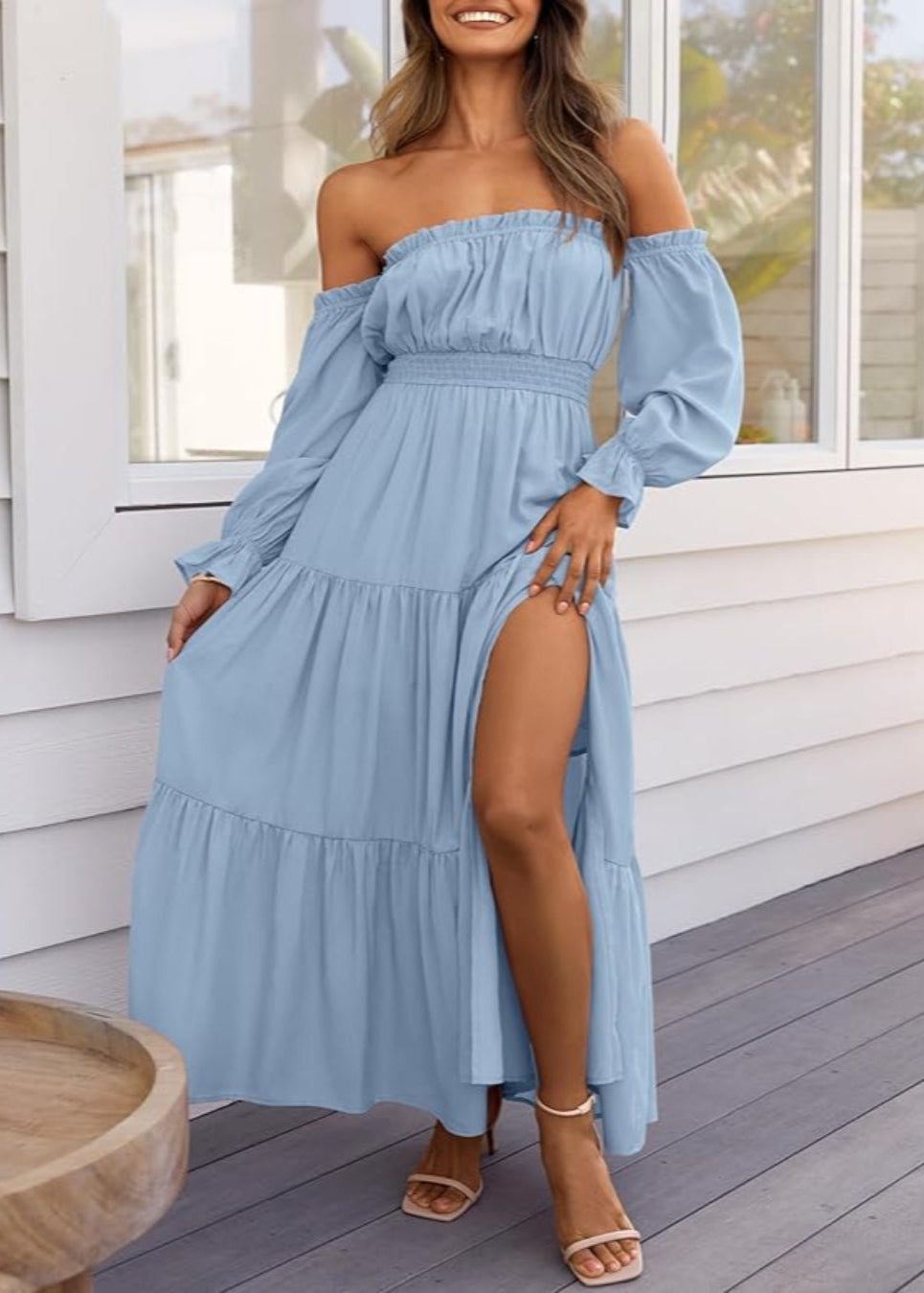 Mallory™ | Side Split Maxi Dress