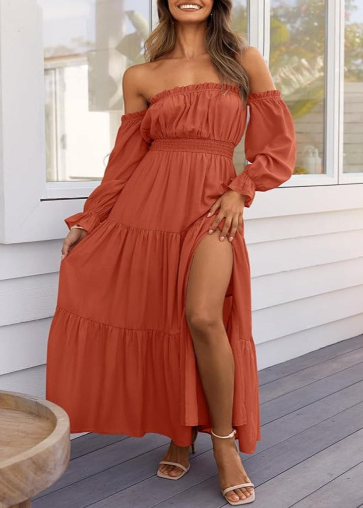 Mallory™ | Side Split Maxi Dress