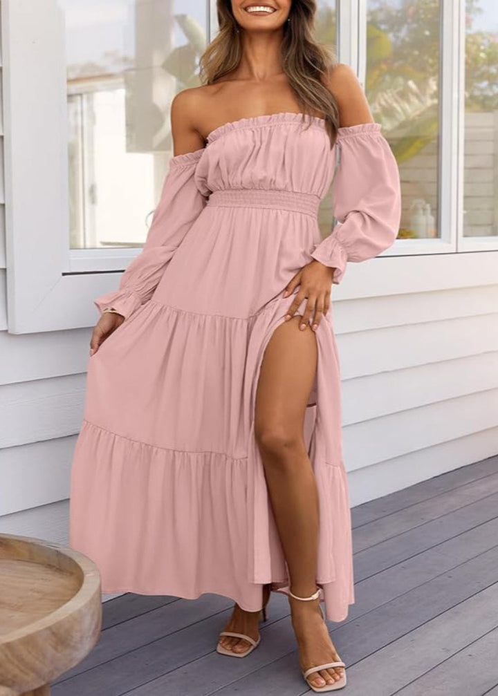 Mallory™ | Side Split Maxi Dress