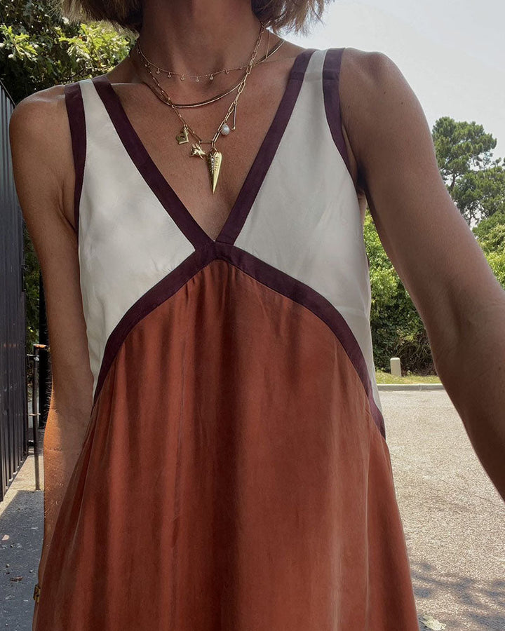 Kara™ |  Lightweight V-Neck Maxi Dress