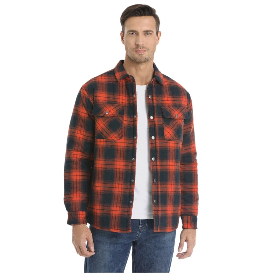 Elliot | Stylish Plaid Flannel Shirt Jacket