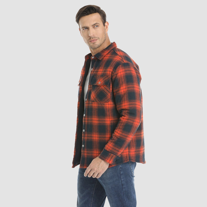 Elliot | Stylish Plaid Flannel Shirt Jacket