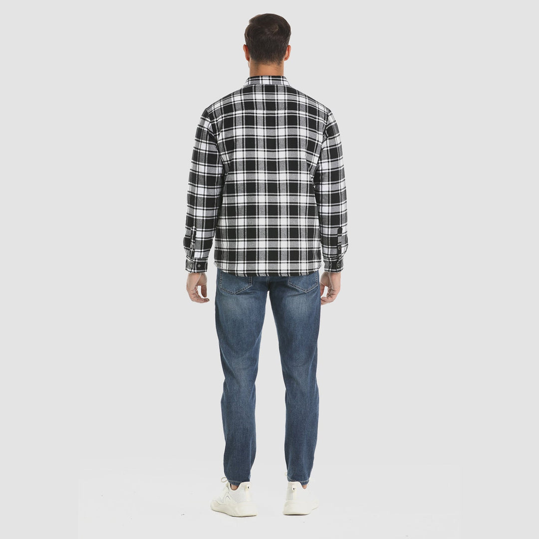 Elliot | Stylish Plaid Flannel Shirt Jacket