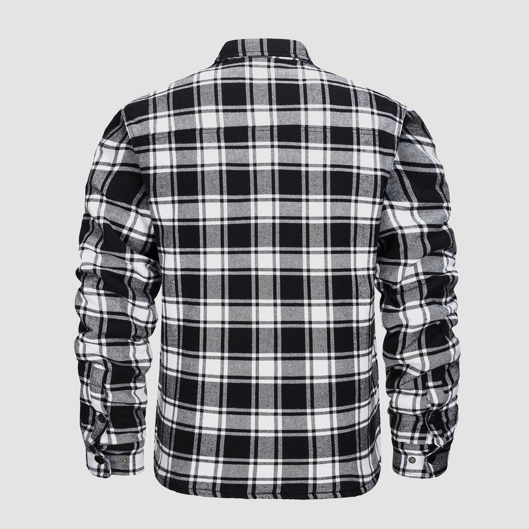 Elliot | Stylish Plaid Flannel Shirt Jacket