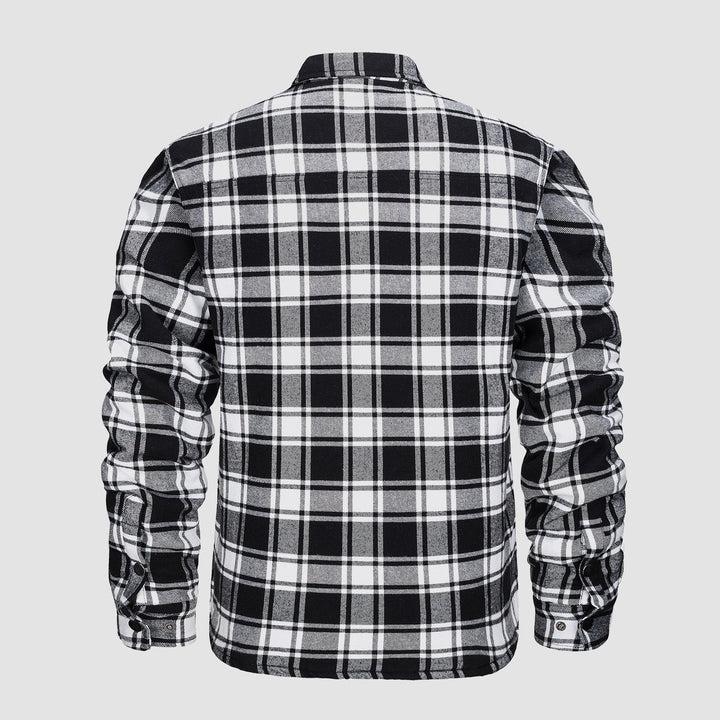 Elliot | Stylish Plaid Flannel Shirt Jacket