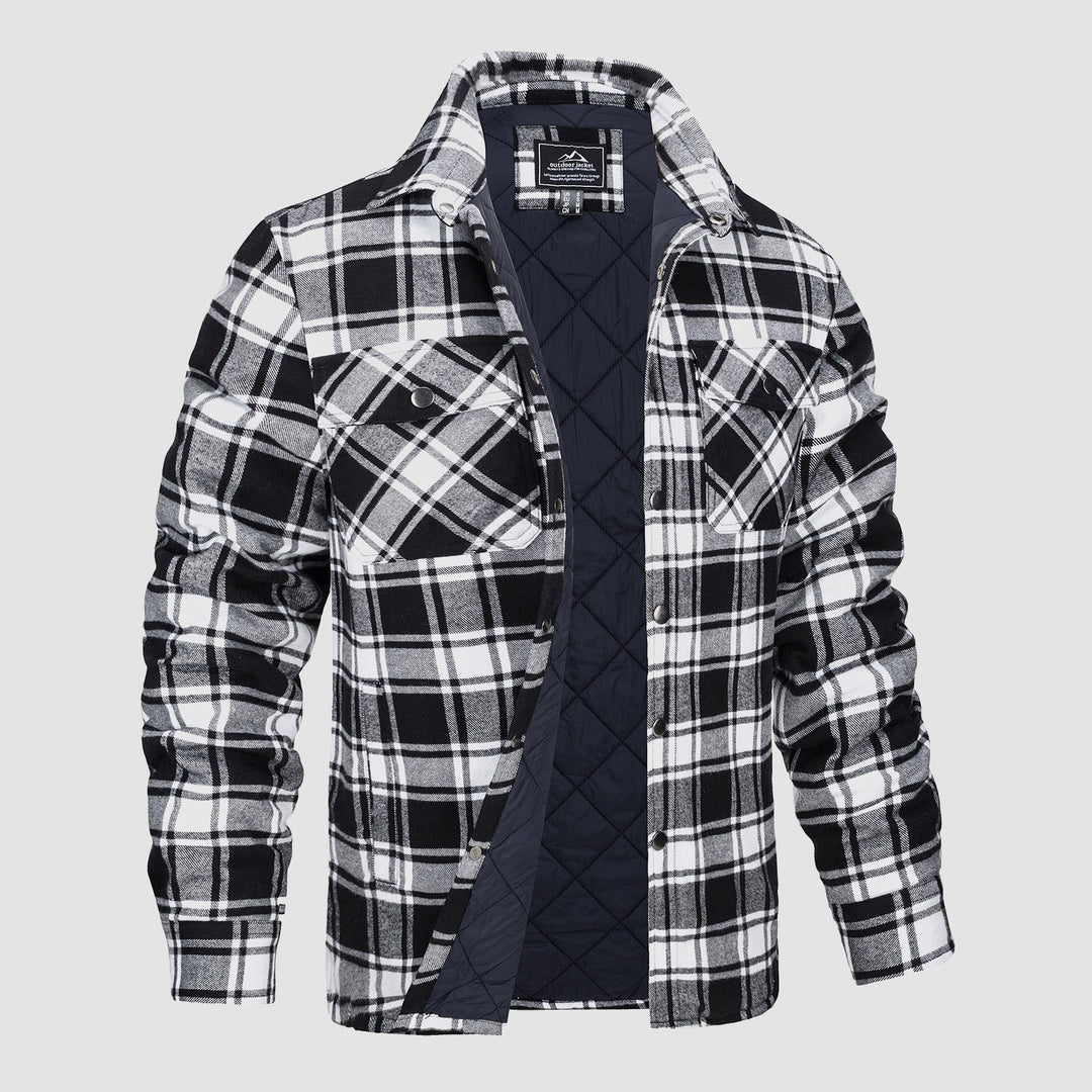 Elliot | Stylish Plaid Flannel Shirt Jacket
