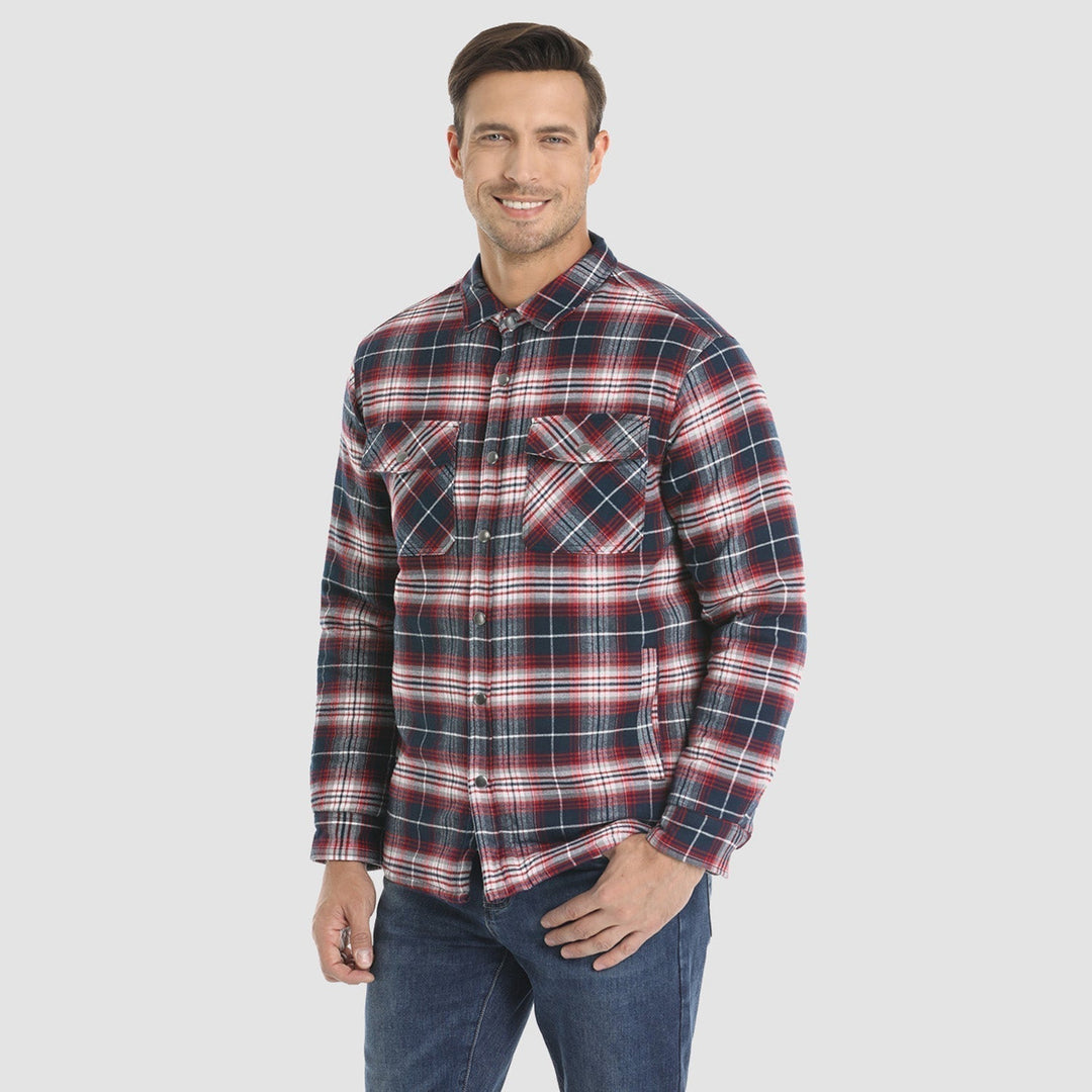 Elliot | Stylish Plaid Flannel Shirt Jacket