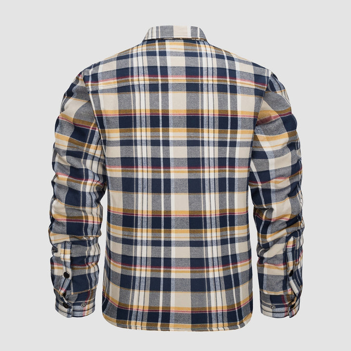 Elliot | Stylish Plaid Flannel Shirt Jacket
