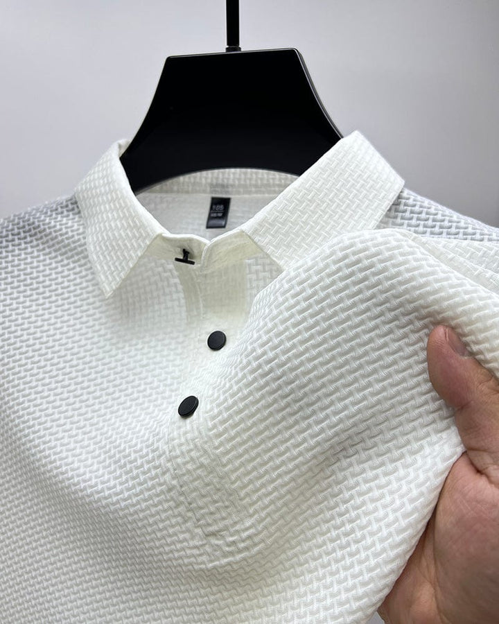 Seth | Stylish Textured Polo Shirt