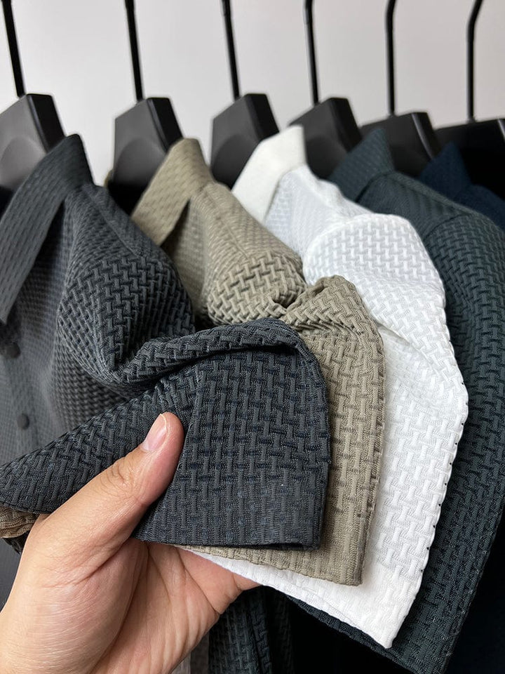 Seth | Stylish Textured Polo Shirt