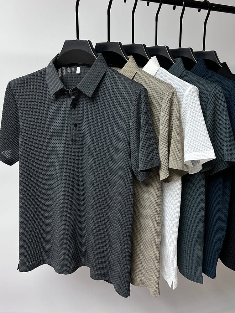 Seth | Stylish Textured Polo Shirt