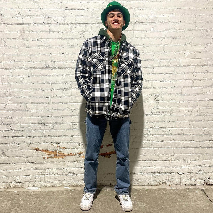 Elliot | Stylish Plaid Flannel Shirt Jacket