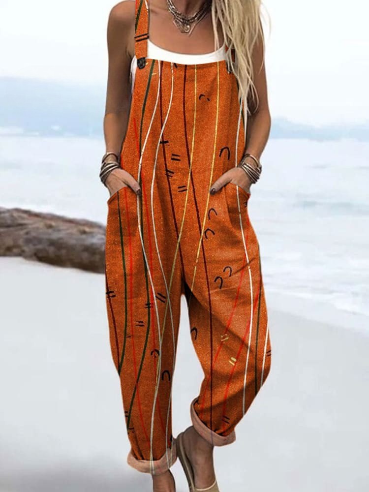 Vintage Floral Jumpsuit Women - Effortless Style & All-Day Comfort