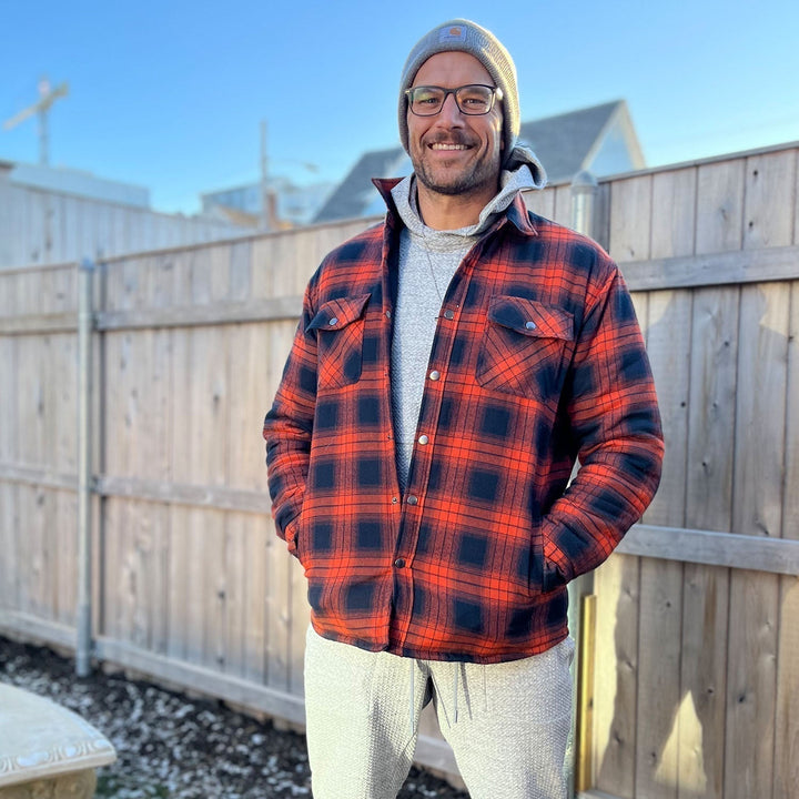Elliot | Stylish Plaid Flannel Shirt Jacket