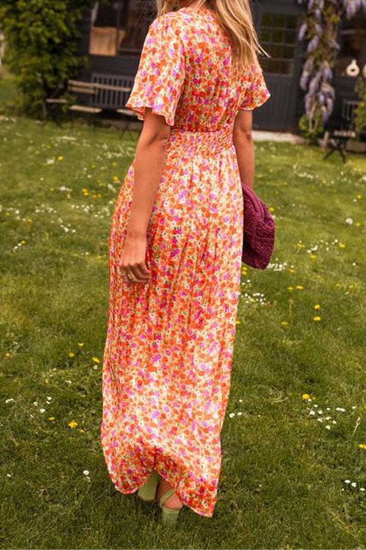 Lailah™ | Elegant V-Neck Maxi Dress
